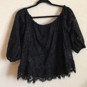 BCBGMAXAZRIA Brittanee Lace top